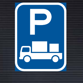R312-P Delivery Vehicle Parking Reservation Sign