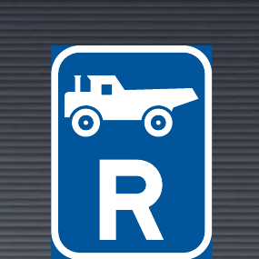 R315 Reserved for Construction Vehicles Sign