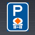 R316-P Vehicle Conveying Dangerous Substances Parking Reservation Sign
