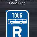 R319 Reserved for Tour Buses Sign