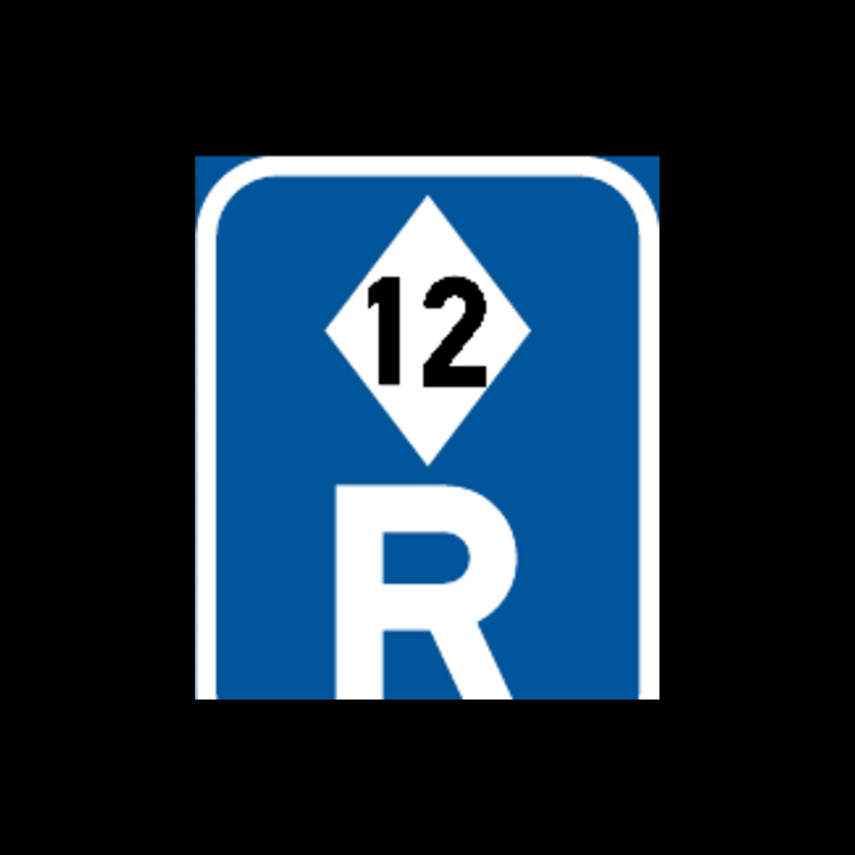R320 – Reserved for High Occupancy Vehicles Sign