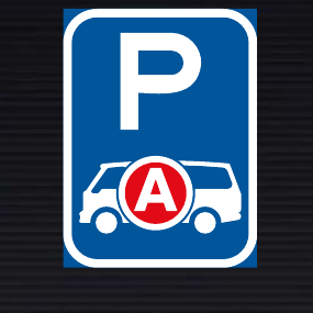 R321-P Ambulance/Emergency Vehicle Parking Reservation Sign