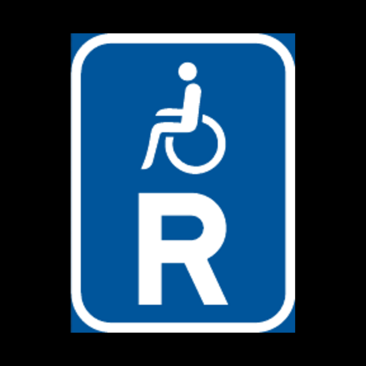 R323 – Reserved for Vehicles Carrying Disabled Passengers Sign