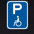 R323-P Parking Reservation for Vehicles Carrying Disabled Passengers Sign