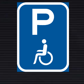R323-P Parking Reservation for Vehicles Carrying Disabled Passengers Sign