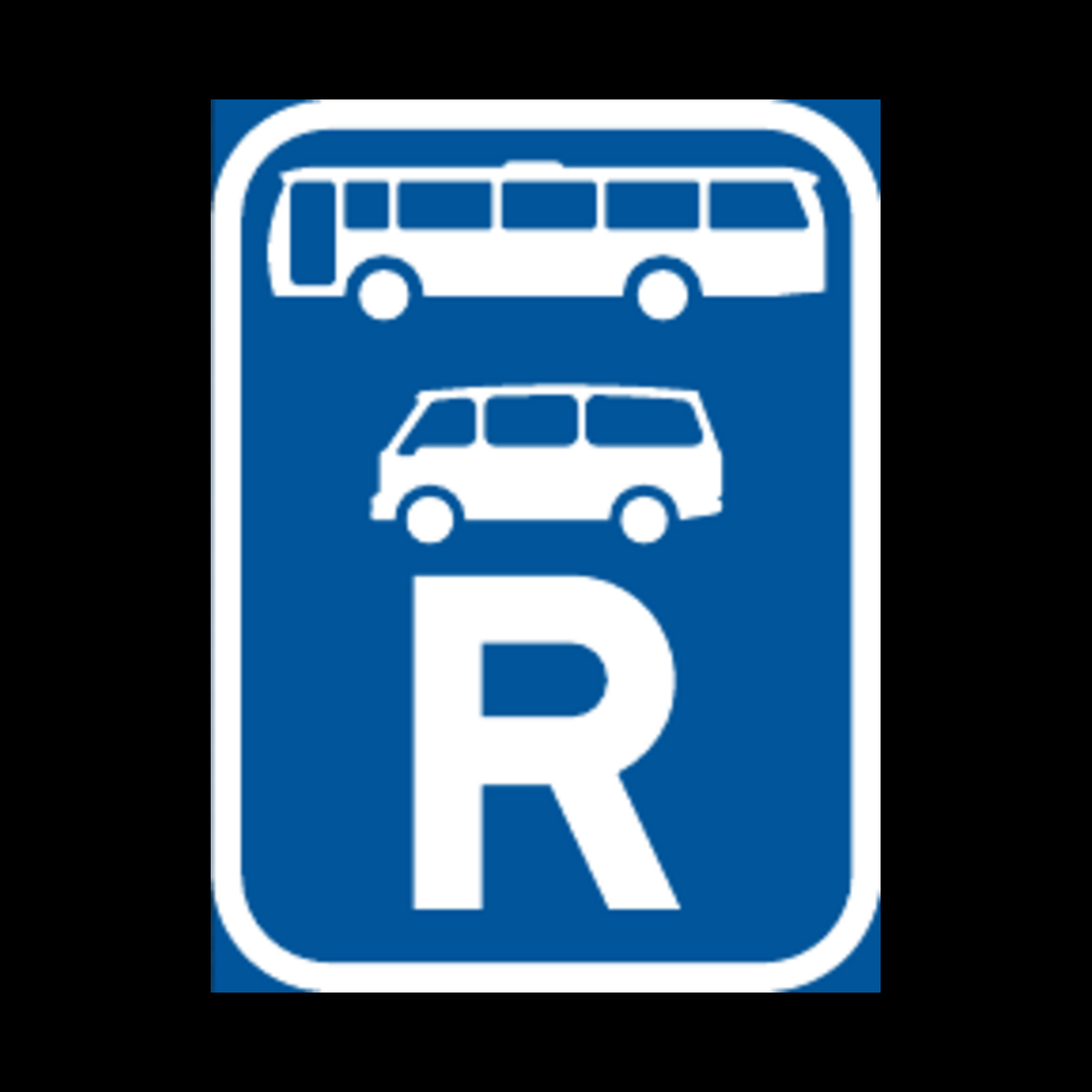 R327 – Reserved for Buses and Mini-Buses Sign
