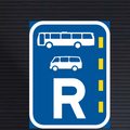 R328 Reserved Lane for Buses and Mini-Buses Sign