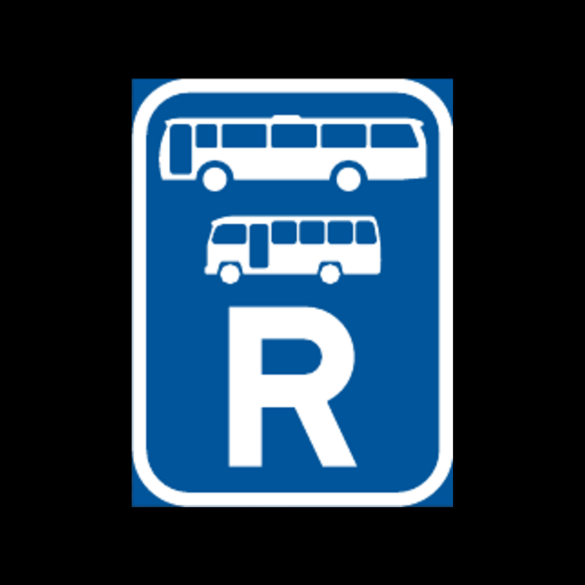 R330 – Reserved for Buses and Midi-Buses Sign