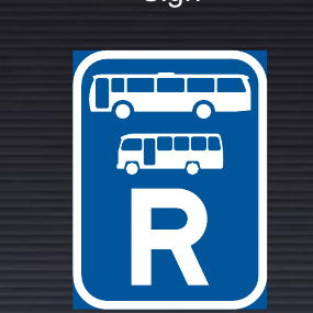 R330 Reserved for Buses and Midi-Buses Sign