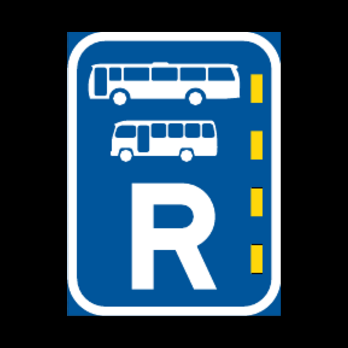 R331 – Reserved Lane for Buses and Midi-Buses Sign