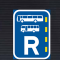 R331 Reserved Lane for Buses and Midi-Buses Sign