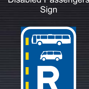 R349 Reserved Lane for Buses and Mini-Buses Sign