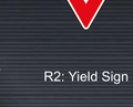 R4.2 One-Way Roadway right road sign