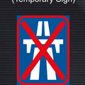 R401 Dual-Carriageway Freeway Ends Sign – De-Restrictive