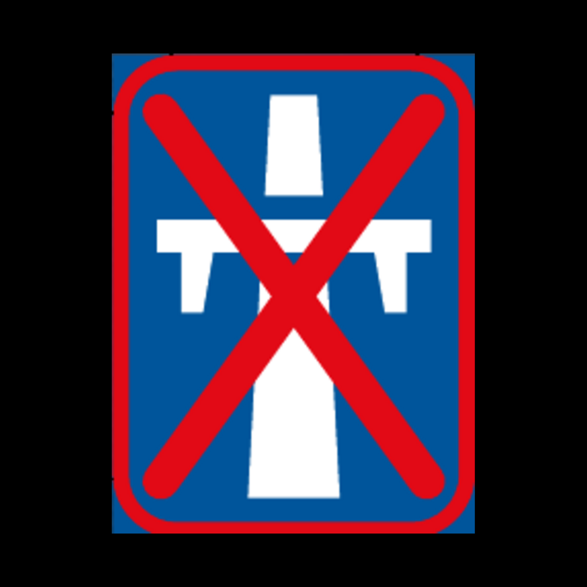 R402 – Single-Carriageway Freeway Ends Sign – De-Restrictive