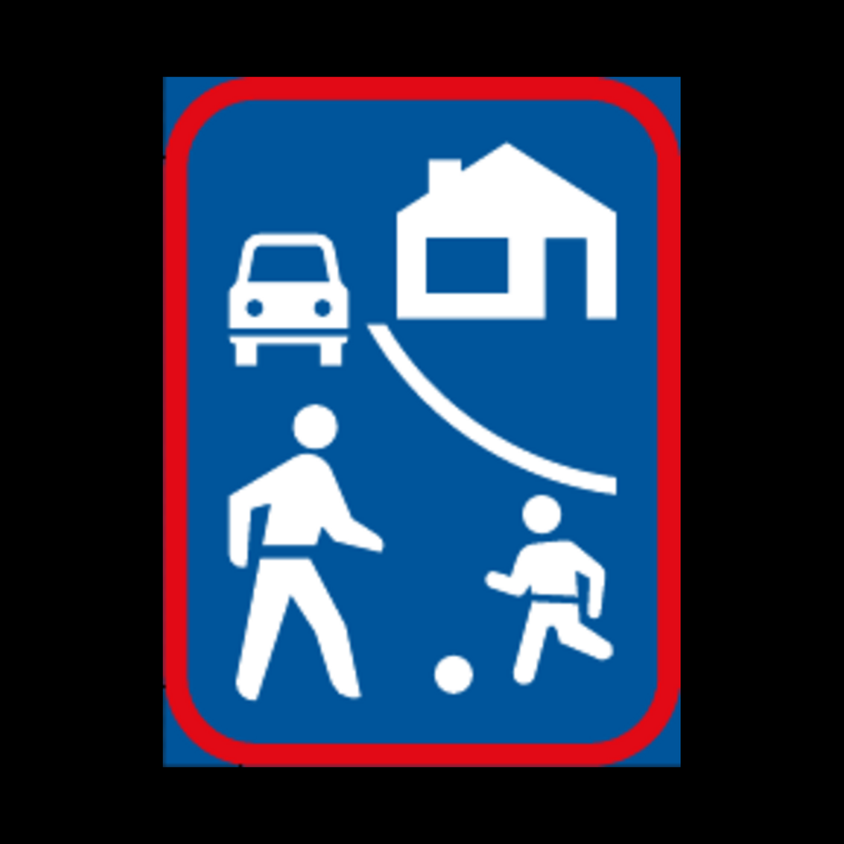 R403 – Living Street Starts Sign
