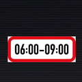 R501 One Period Time Limit Sign