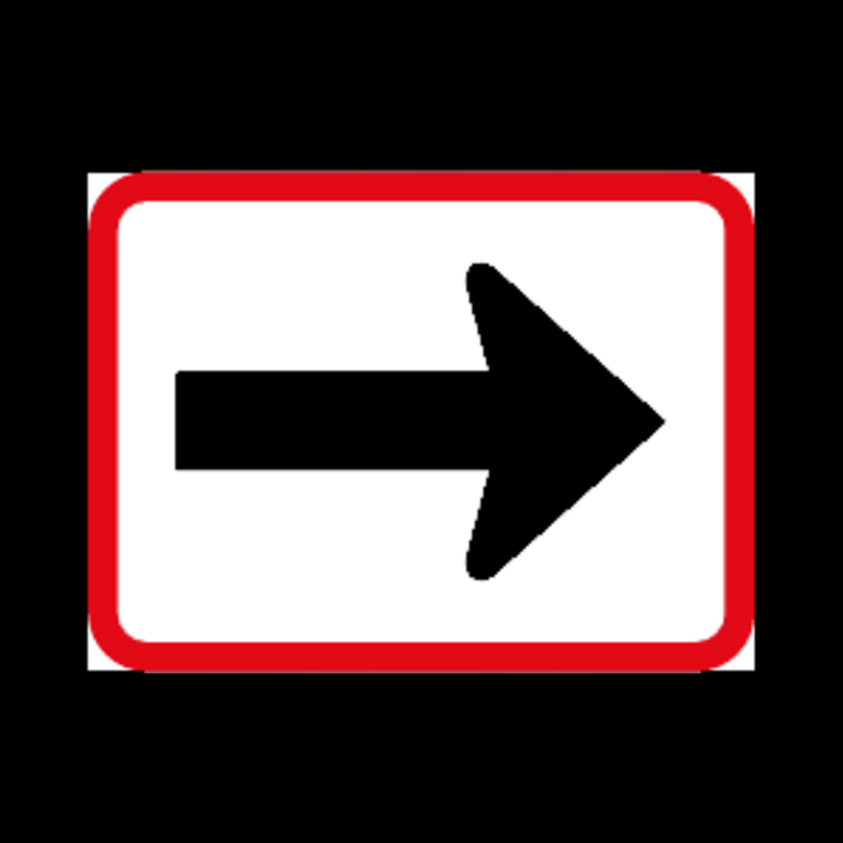 R521 – Reserved Movement Right by Vehicle Class Sign
