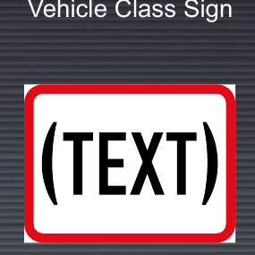 R531 Operator Identity (Words) Sign