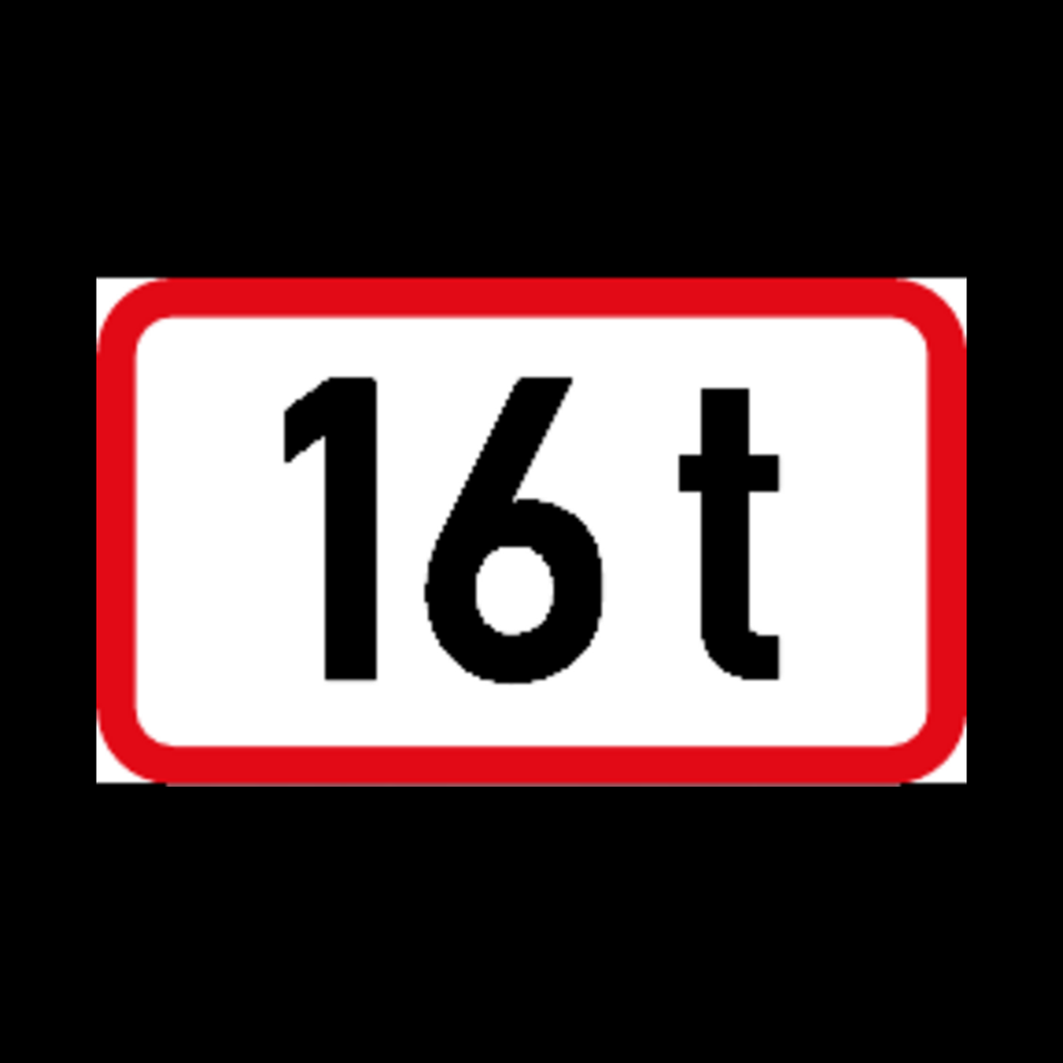 R532 – Mass Limit Sign