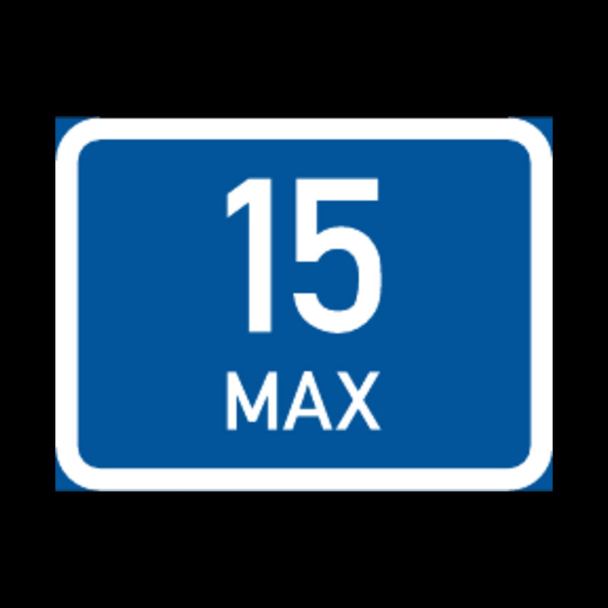 R540 – Maximum Number of Vehicles Sign