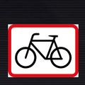 R561 Applies to Bicycles Sign