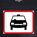 R564 Applies to Taxis Sign