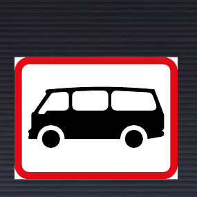 R565 Applies to Mini-Buses Sign