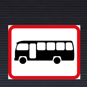 R566 Applies to Midi-Buses Sign