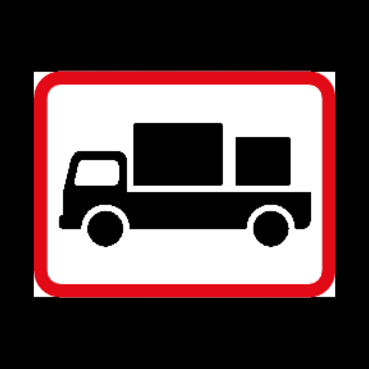 R567 – Applies to Delivery Vehicles Sign