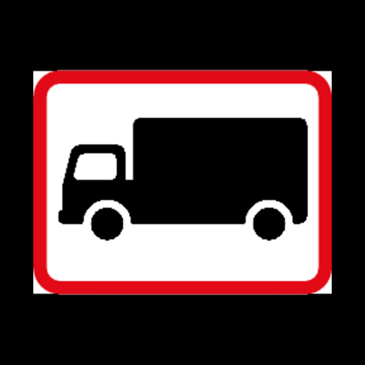 R568 – Applies to Goods Vehicles Sign