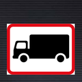 R568 Applies to Goods Vehicles Sign