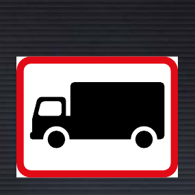 R568 Applies to Goods Vehicles Sign