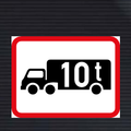 R569 Applies to Goods Vehicles Exceeding Specified GVM Sign