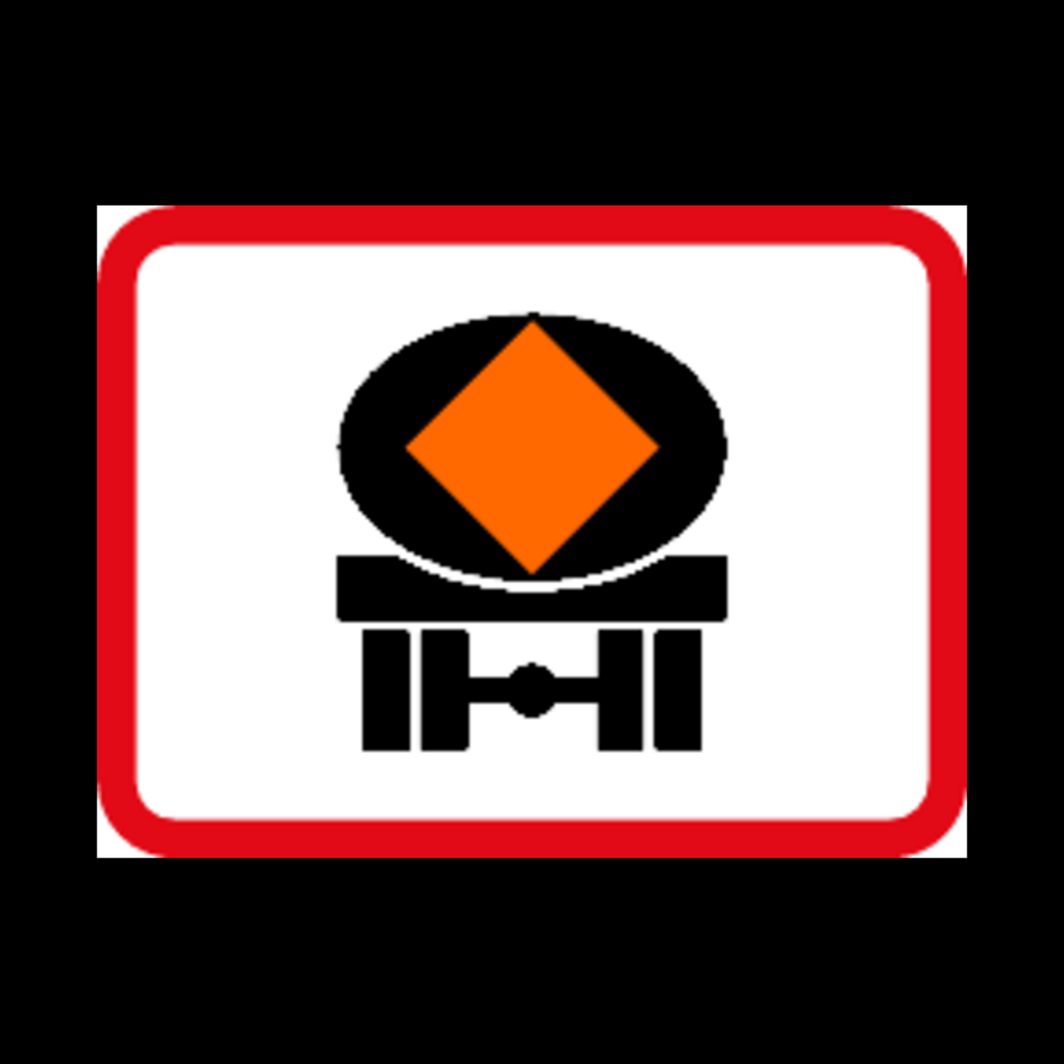 R571 – Applies to Vehicles Conveying Dangerous Substances Sign
