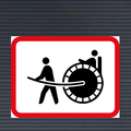 R573 Applies to Rickshaws Sign