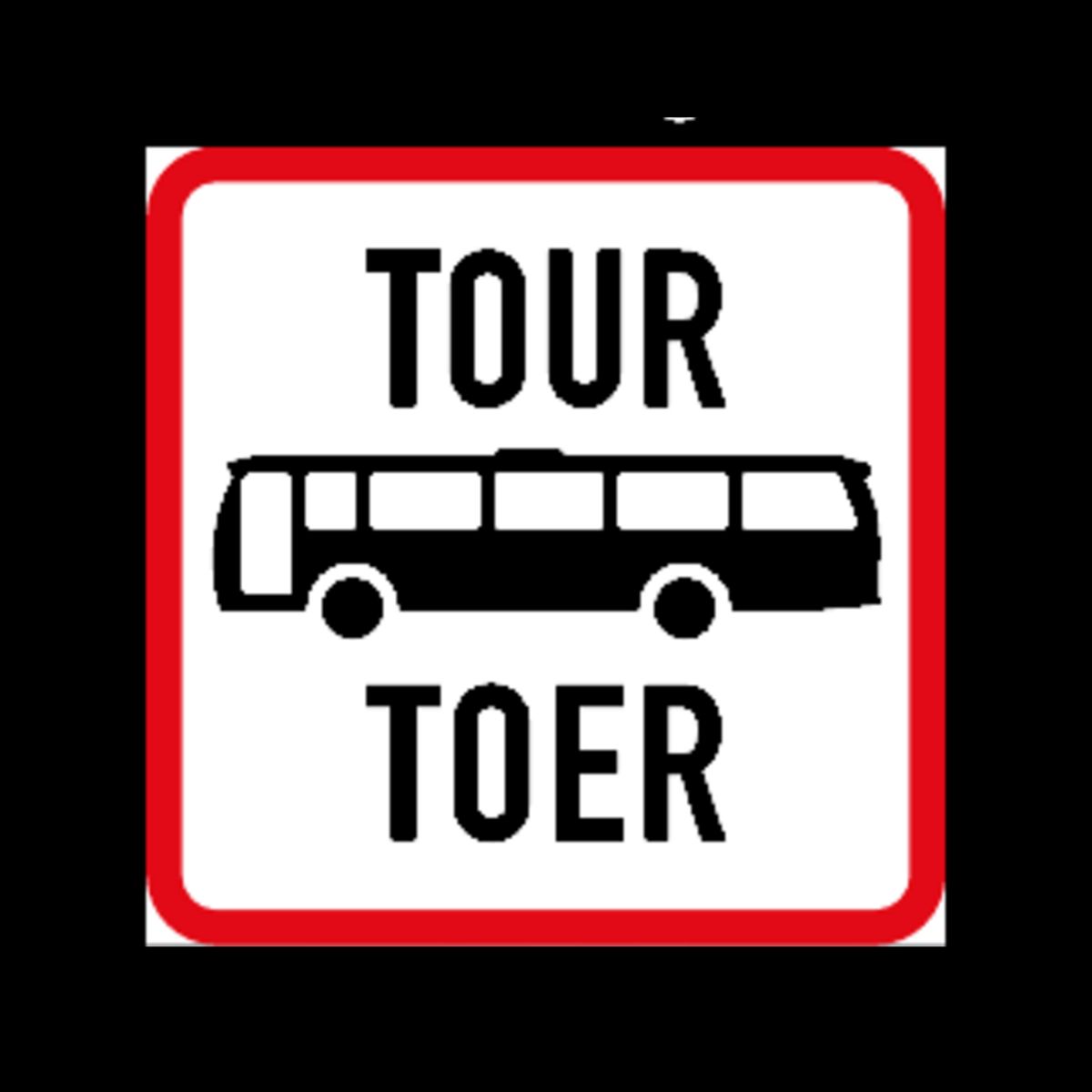 R574 – Applies to Tour Buses Sign