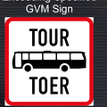 R574 Applies to Tour Buses Sign