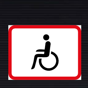 R578 Applies to Disabled Persons Sign