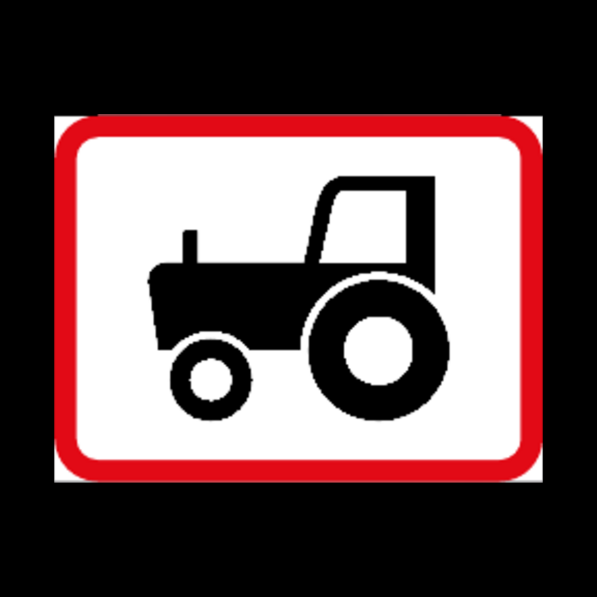 R580 – Applies to Agricultural Vehicles Sign
