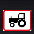 R580 Applies to Agricultural Vehicles Sign