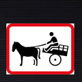 R581 Applies to Animal-Drawn Vehicles Sign
