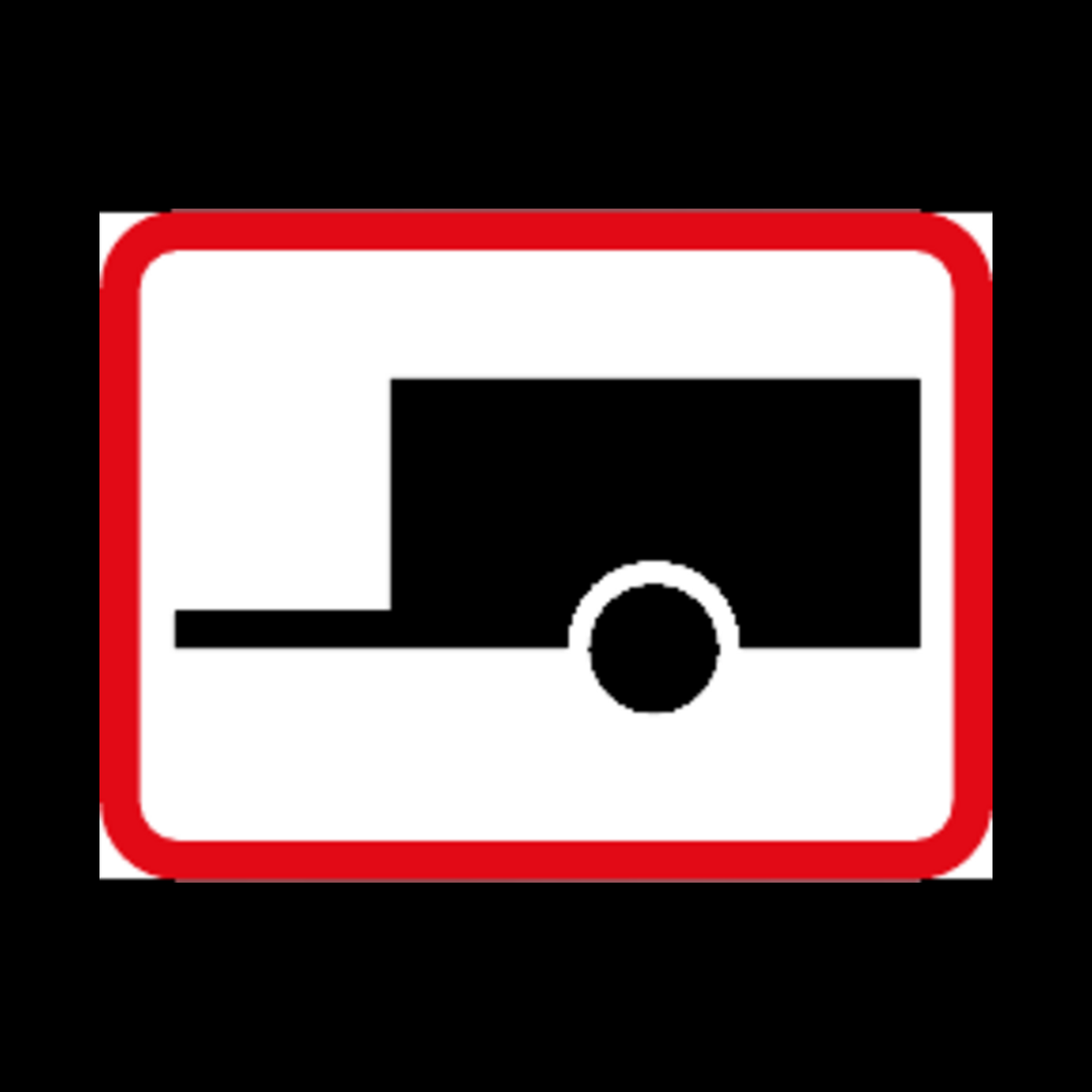 R582 – Applies to Towed Vehicles Sign
