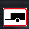 R582 Applies to Towed Vehicles Sign
