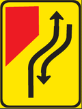 TGS111 Temporary Traffic Deviation Guidance Sign