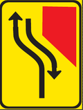 TGS112 Temporary Traffic Deviation Guidance Sign