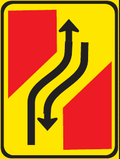 TGS113 Temporary Traffic Deviation Guidance Sign