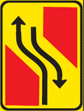 TGS114 Temporary Traffic Deviation Guidance Sign