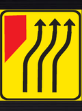 TGS117 Temporary Traffic Deviation Guidance Sign