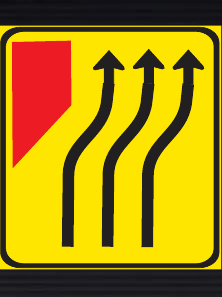 TGS117 Temporary Traffic Deviation Guidance Sign